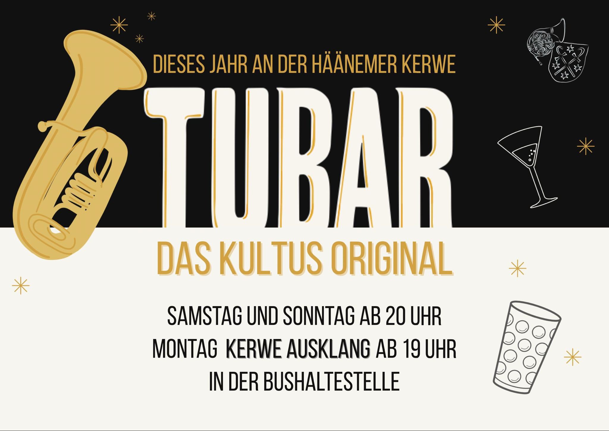 Die TUBAR hat geöffnet!