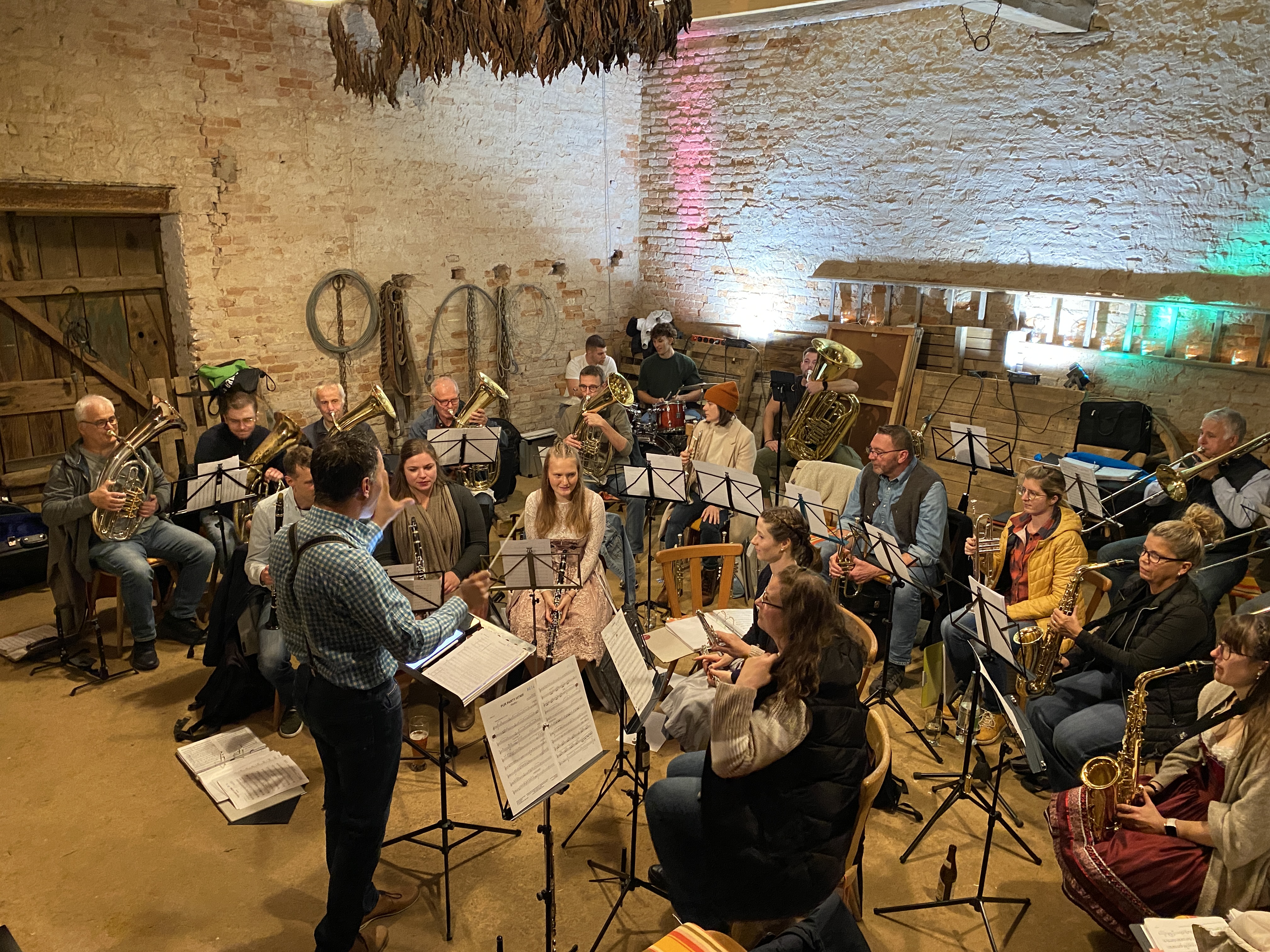 Oktoberfest-Probe – im Anwesen vom „Luitze Guschd“