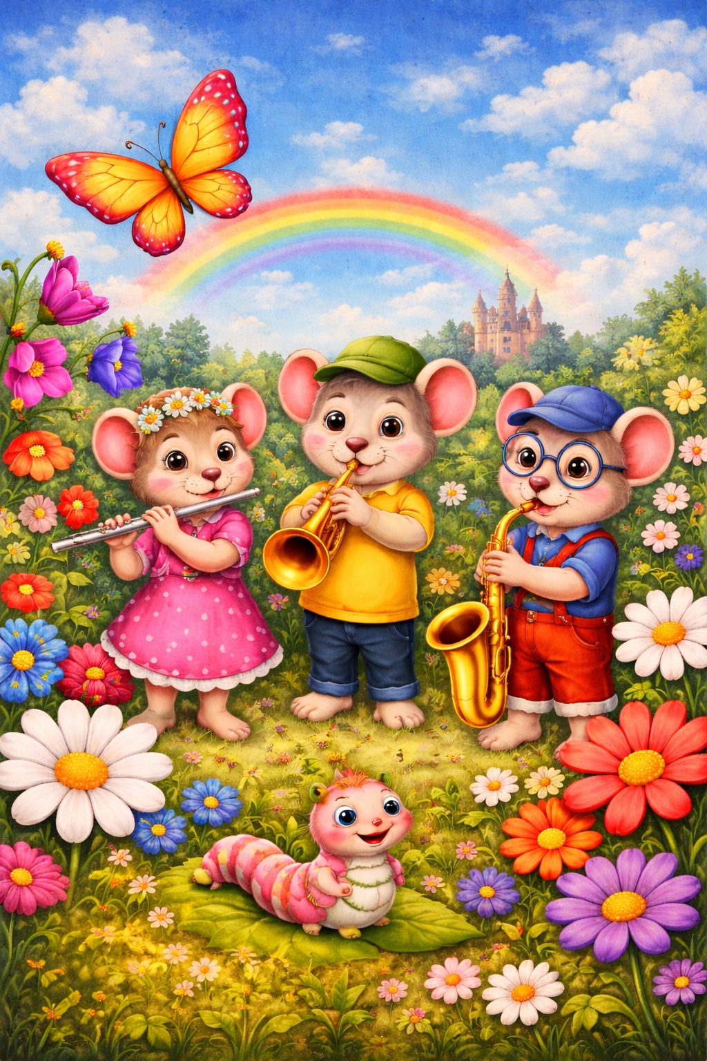 "Die Musikmäuse im Blumenwunderland“ - Zuhören, Mitmachen, Spaß haben beim Familienfest und Kinderkonzert